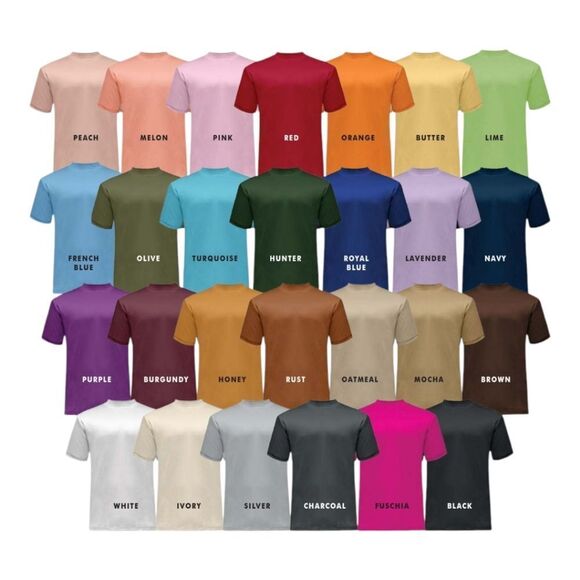 BAGAZIO MEN'S SOLID ROYAL CREW NECK TEE WITH RIBBED COLLAR AND SLEEVE. BM1145 - Picture 4 of 4